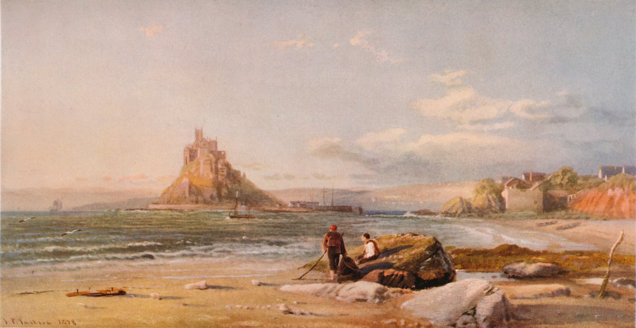 Góra St. Michaels, Kornwalia, 1878 autorstwa Samuel Phillips Jackson