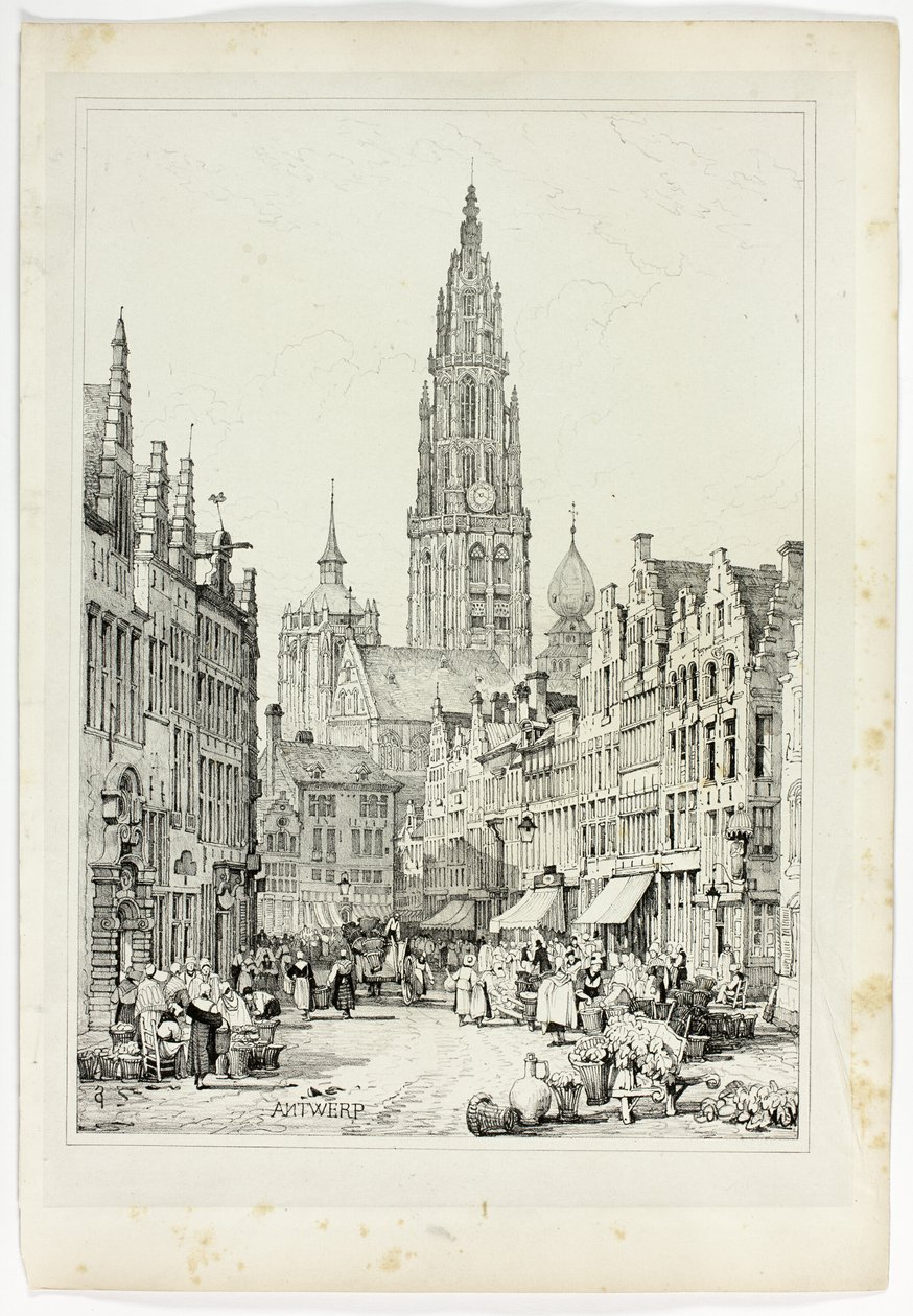 Antwerpia autorstwa Samuel Prout