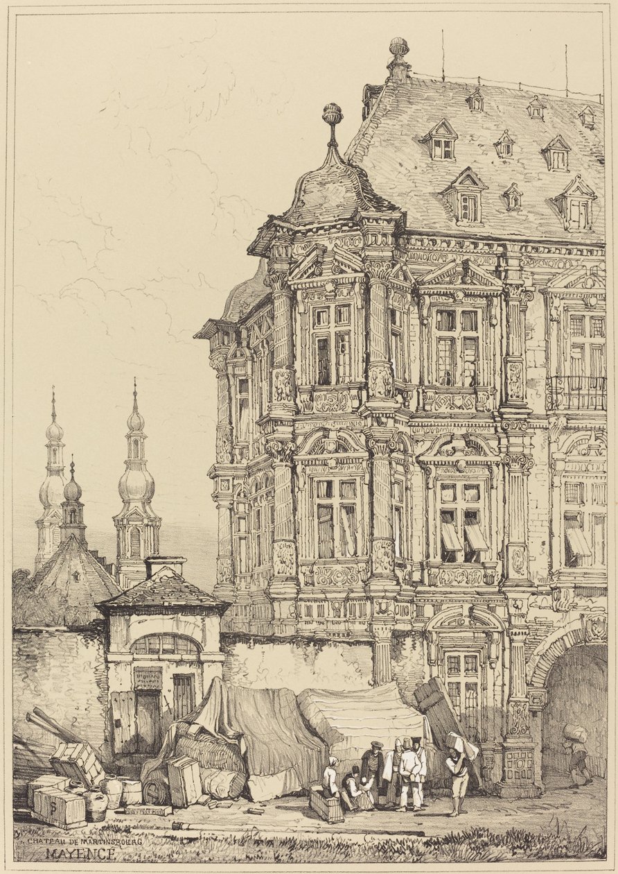 Zamek Martinsburg, Moguncja autorstwa Samuel Prout