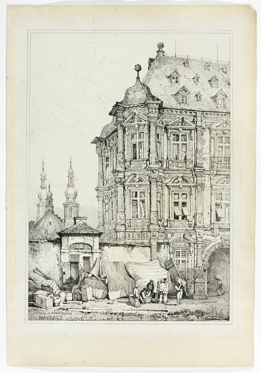 Zamek Martinsburg, Moguncja autorstwa Samuel Prout
