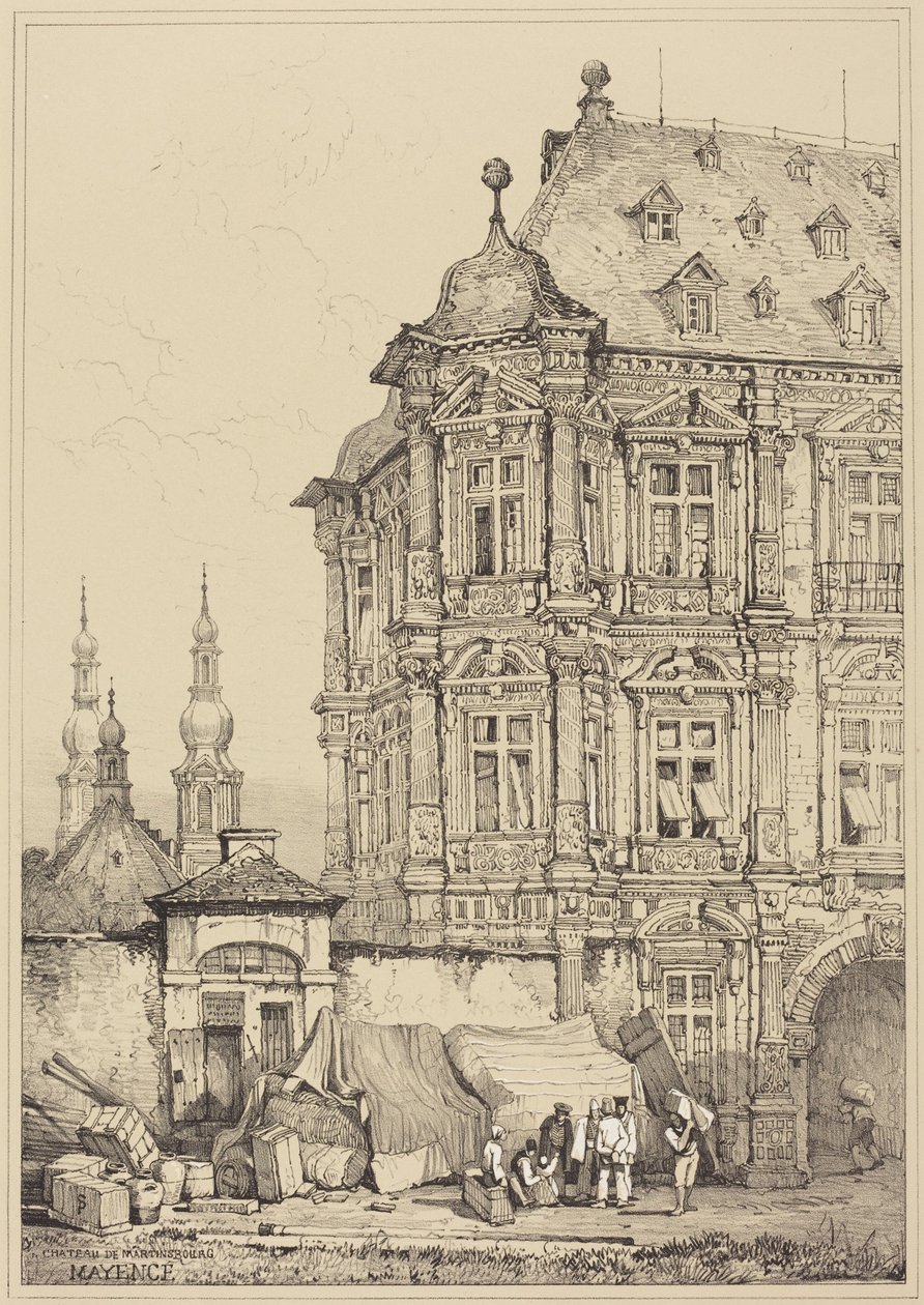 Zamek Martinsburg, Moguncja autorstwa Samuel Prout