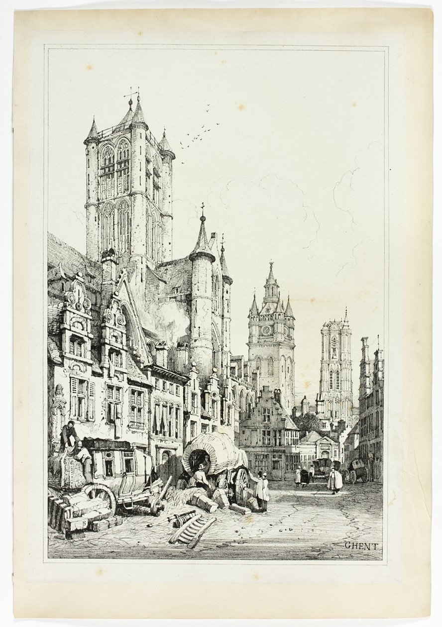 Gandawa autorstwa Samuel Prout