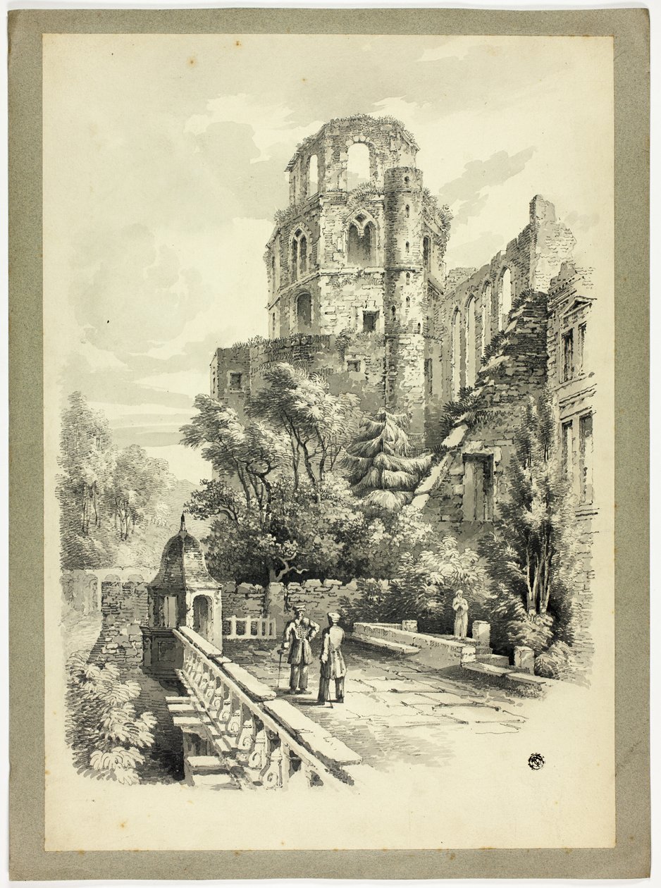 Zamek w Heidelbergu autorstwa Samuel Prout