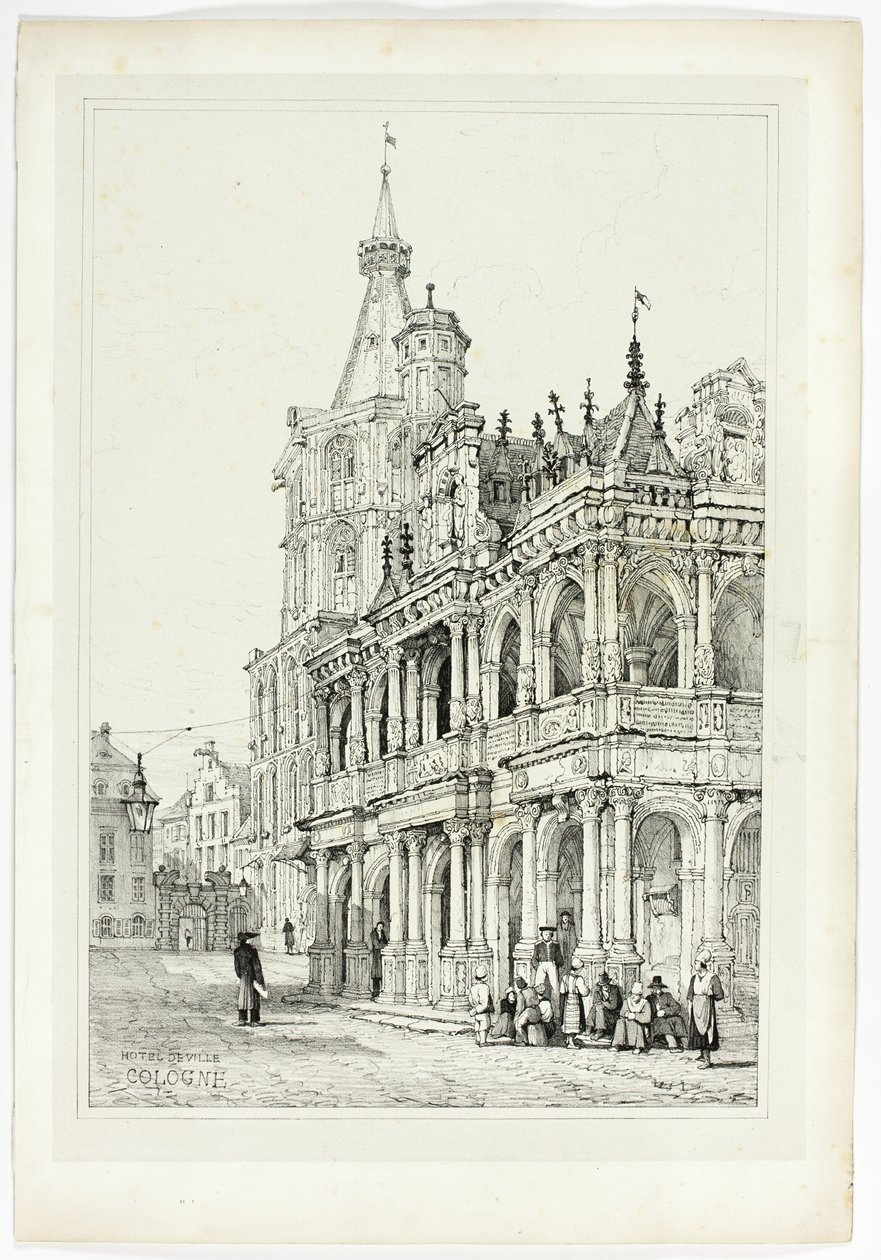 Hotel de Ville, Kolonia autorstwa Samuel Prout