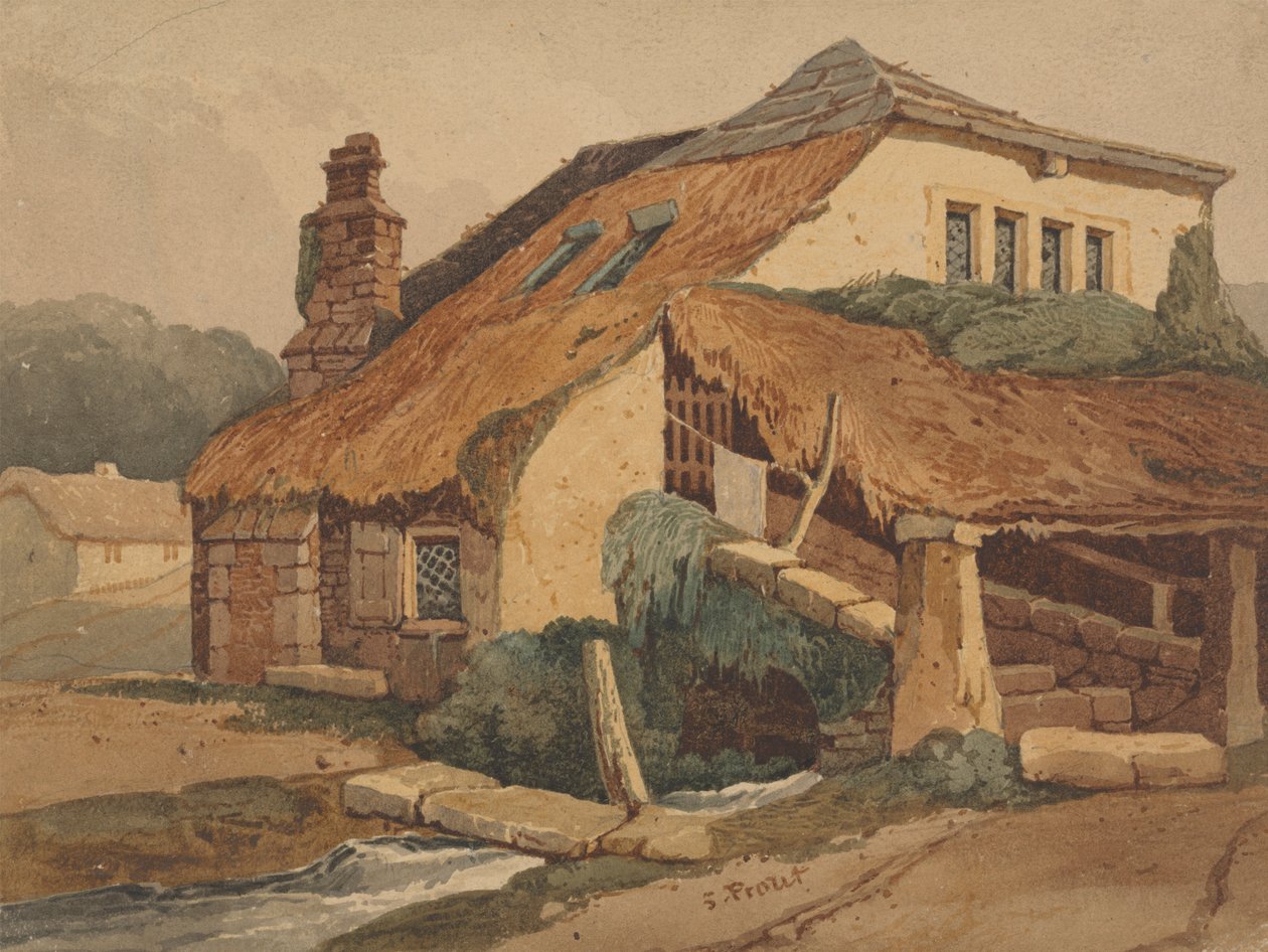 Kingsteignton, Devon autorstwa Samuel Prout