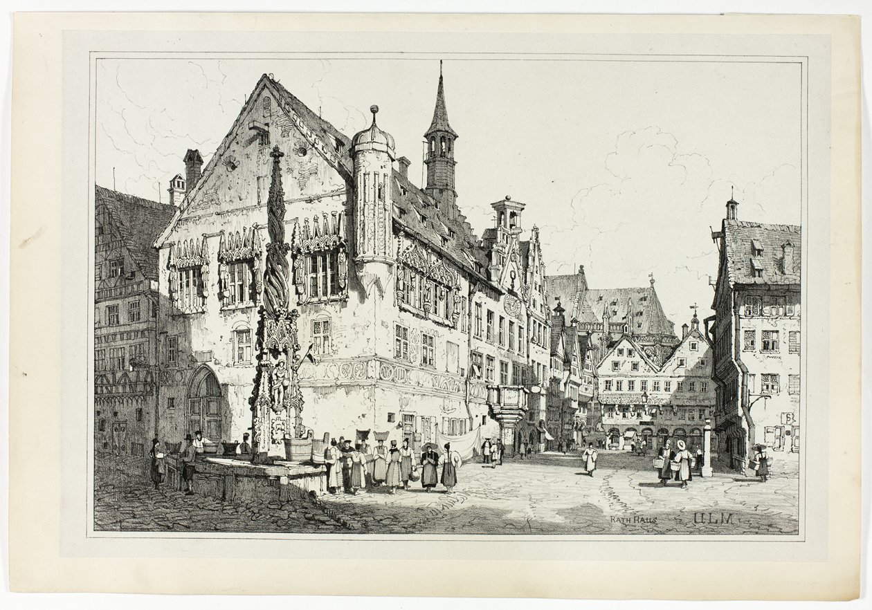 Dom Ratha, Ulm autorstwa Samuel Prout