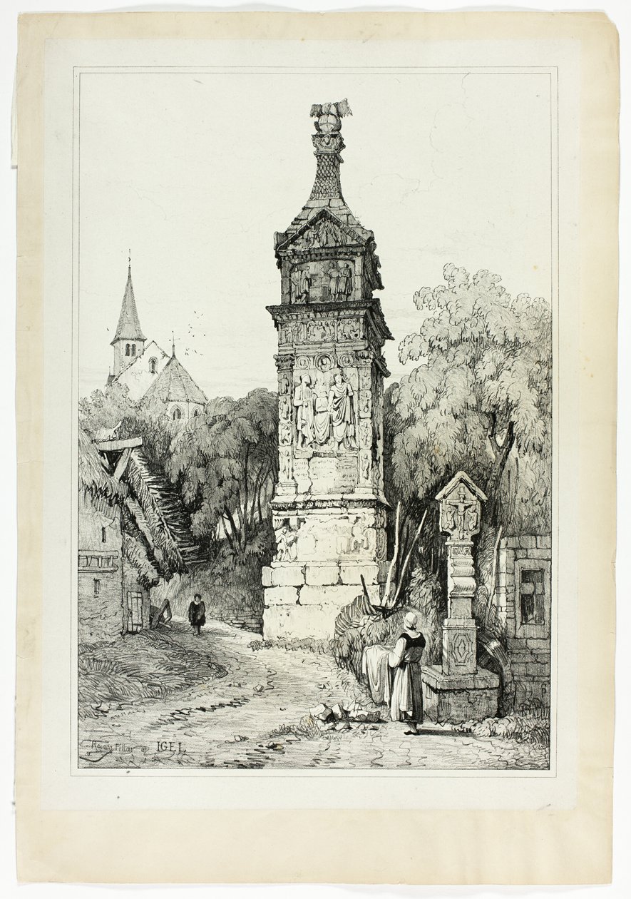 Filar Rzymski w Igel autorstwa Samuel Prout