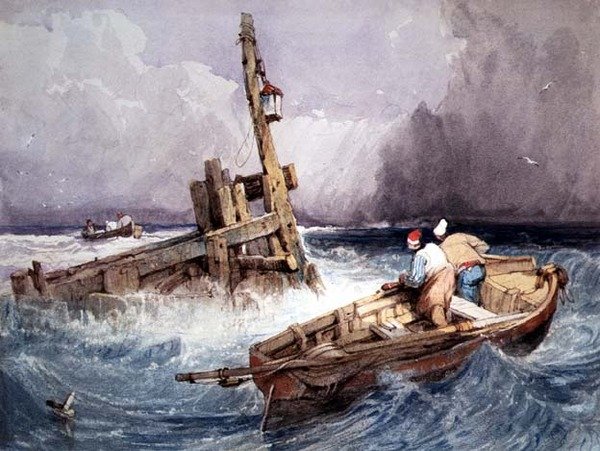 Rozbitek autorstwa Samuel Prout