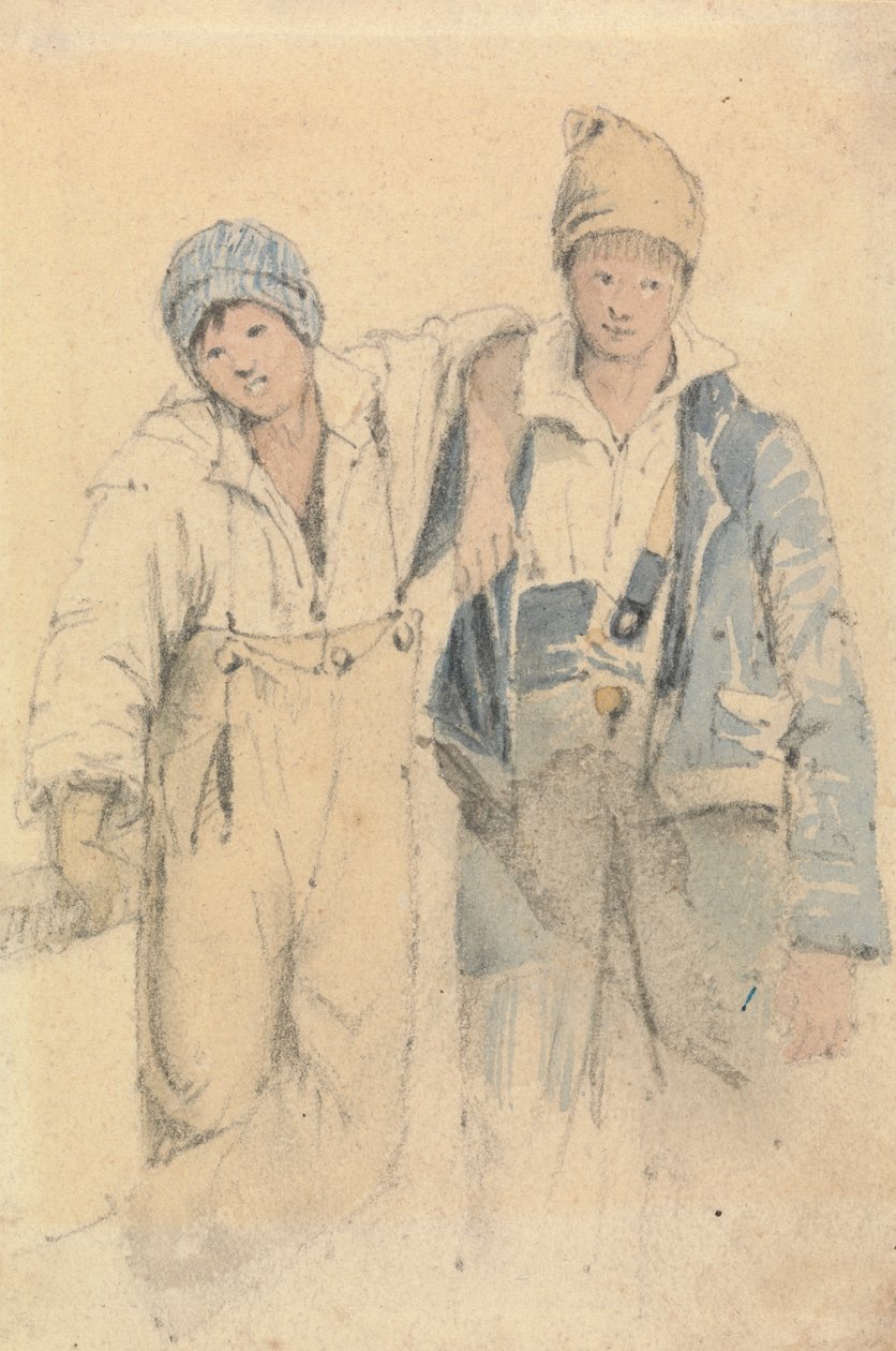 Dwóch chłopców autorstwa Samuel Prout