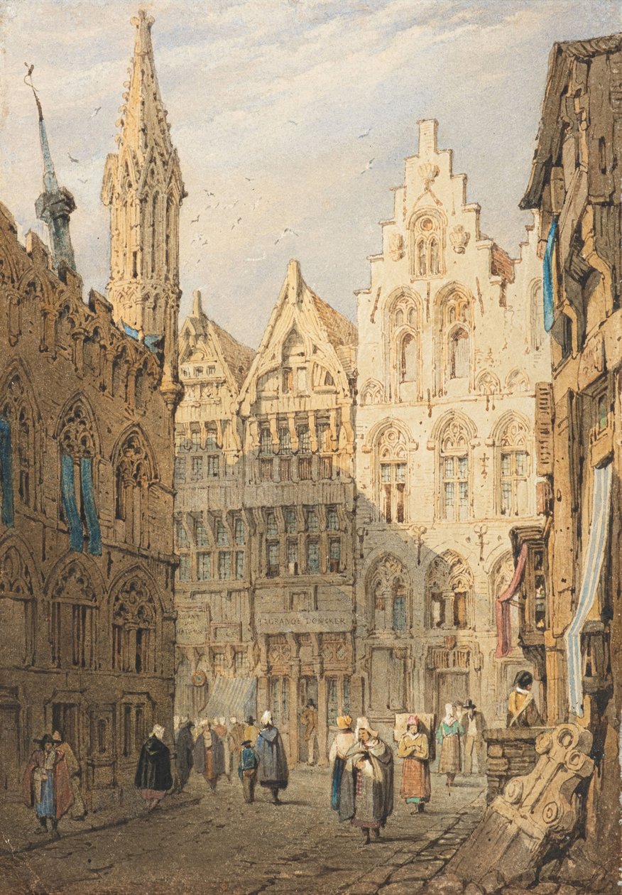 Ypres (akwarela) autorstwa Samuel Prout