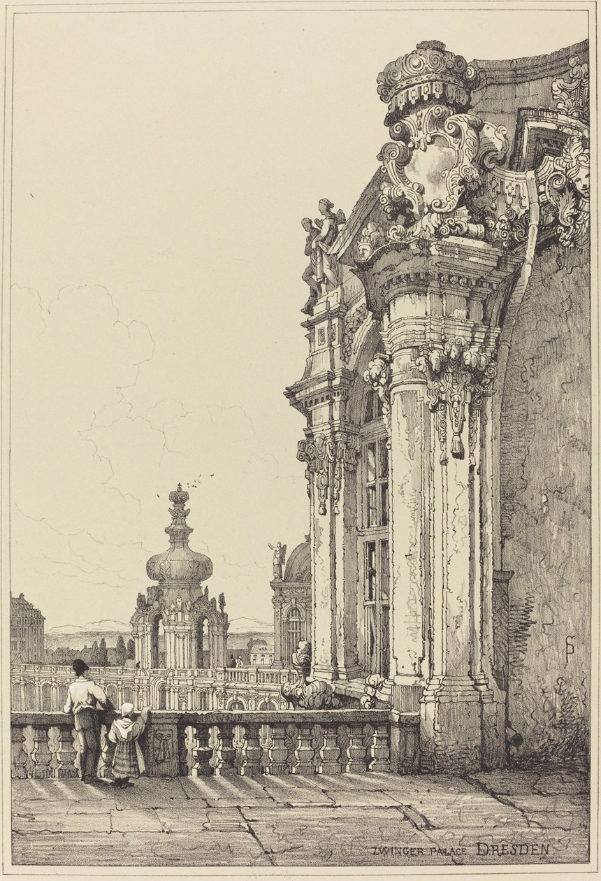 Pałac Zwinger, Drezno autorstwa Samuel Prout