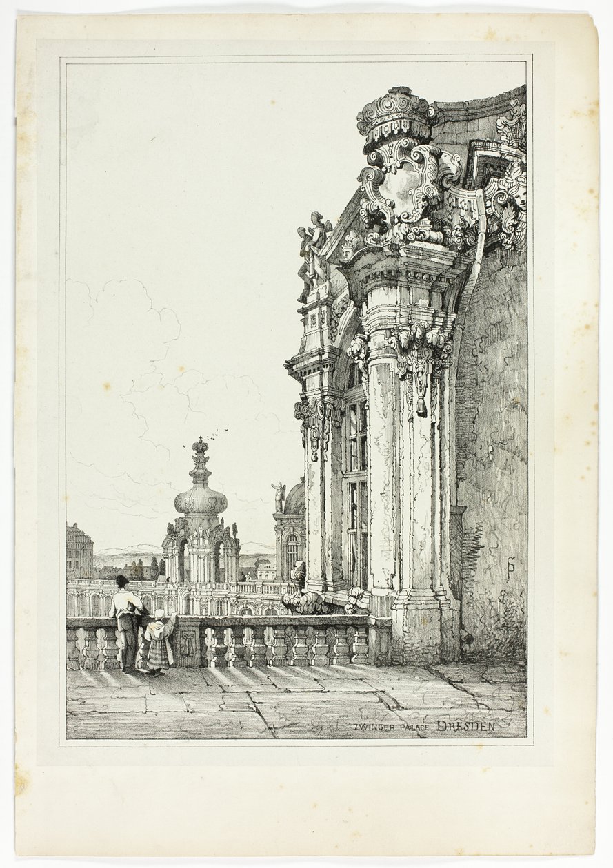 Pałac Zwinger, Drezno autorstwa Samuel Prout