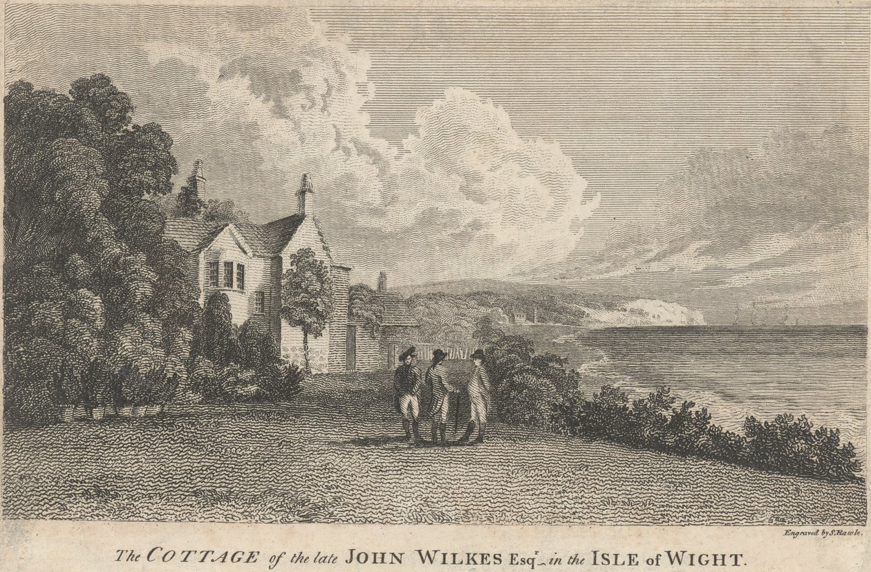 Domek zmarłego Johna Wilkesa, Esquire, na wyspie Wight; strona 94 (tom trzeci) autorstwa Samuel Rawle
