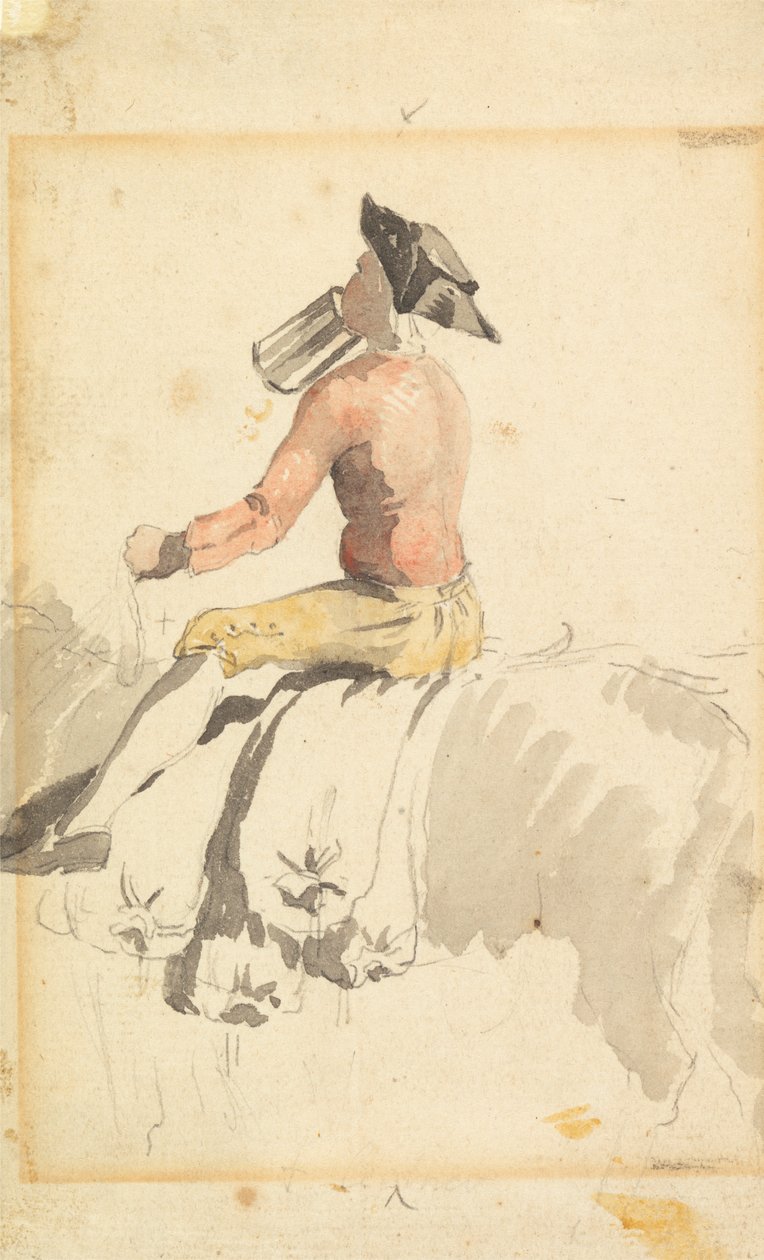 Pan młody na koniu, picie autorstwa Samuel Scott