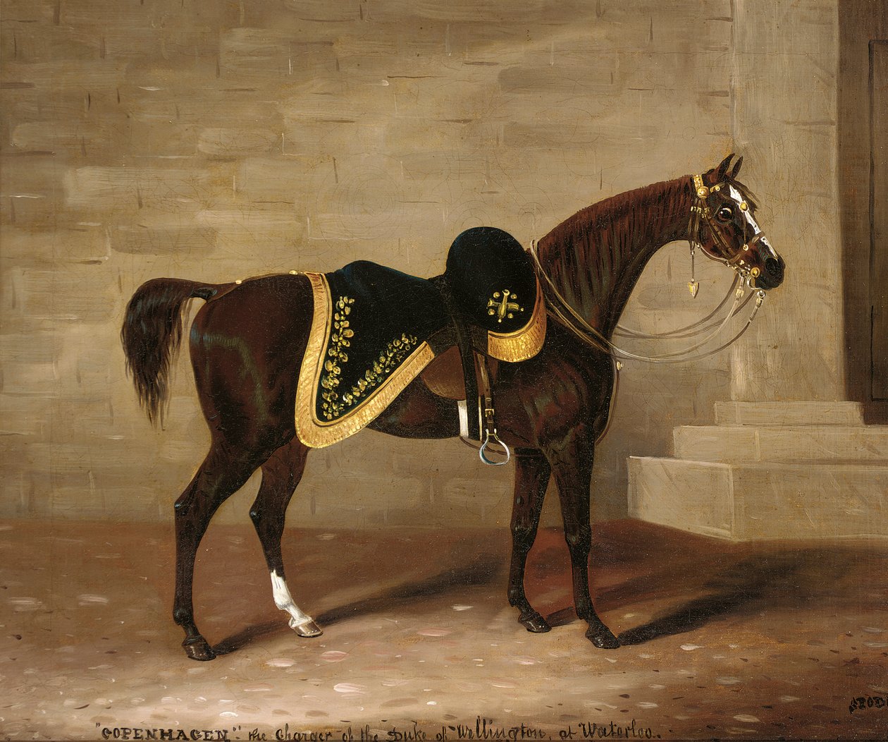 Kopenhaga, ładowarka księcia Wellington w Waterloo autorstwa Samuel Spode