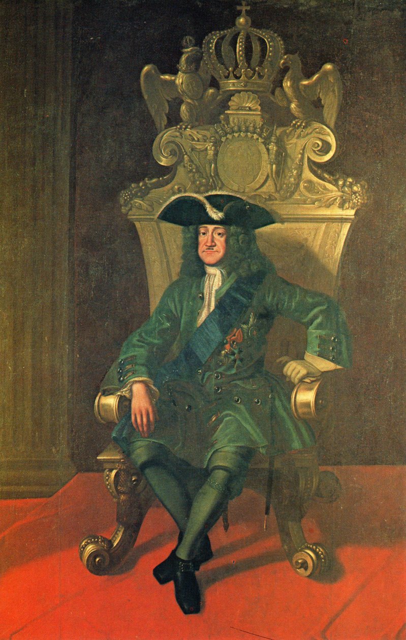 Portret Fryderyka I Pruskiego autorstwa Samuel Theodor Gericke
