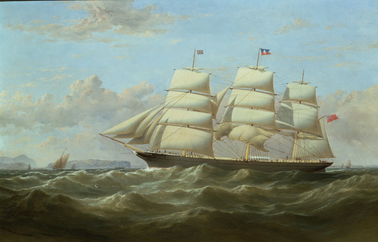 Brytyjski kupiec Clifford po powrocie z dziewiczego rejsu do Indii autorstwa Samuel Walters