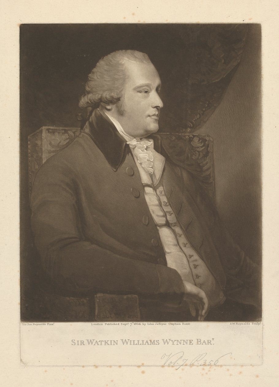 Sir Watkin Williams-Wynn, 4. Baronet Wynn autorstwa Samuel William Reynolds