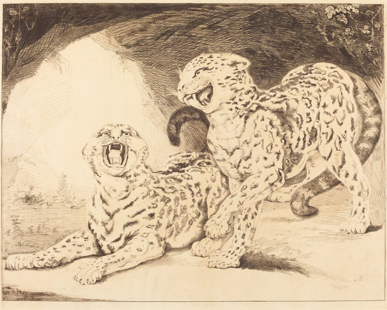 Lamparty autorstwa Samuel William Reynolds I after James Northcote