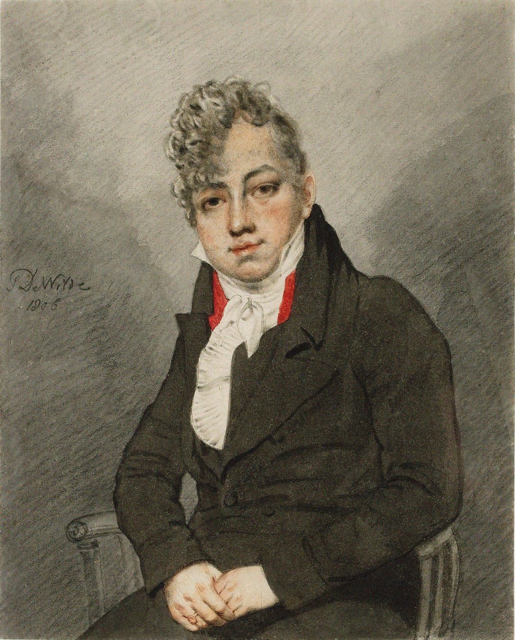 Portret Teodora Edwarda Hooka 1788-1841, 1806. autorstwa Samuel de Wilde