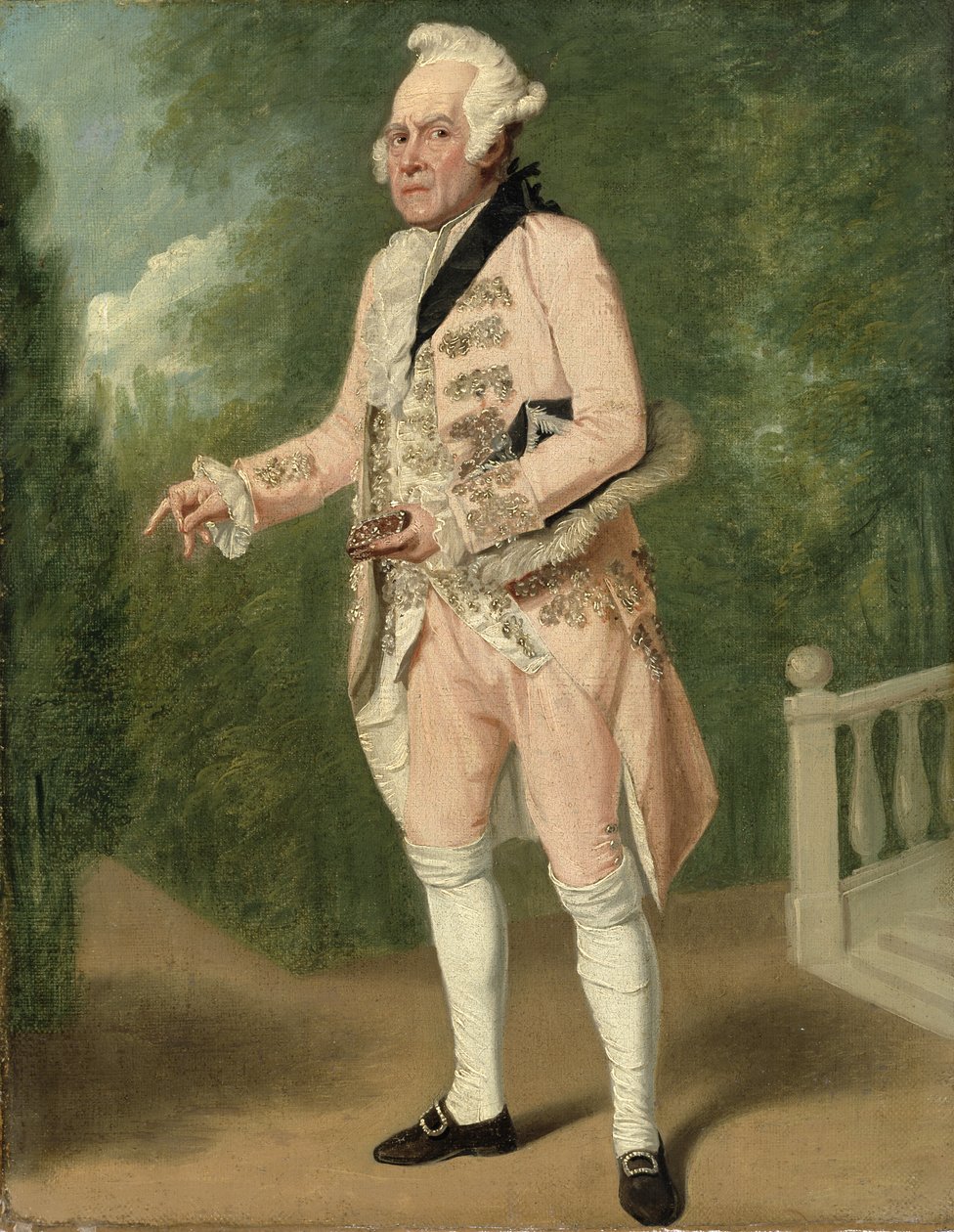 Thomas King jako Lord Ogleby (olej na płótnie) autorstwa Samuel de Wilde