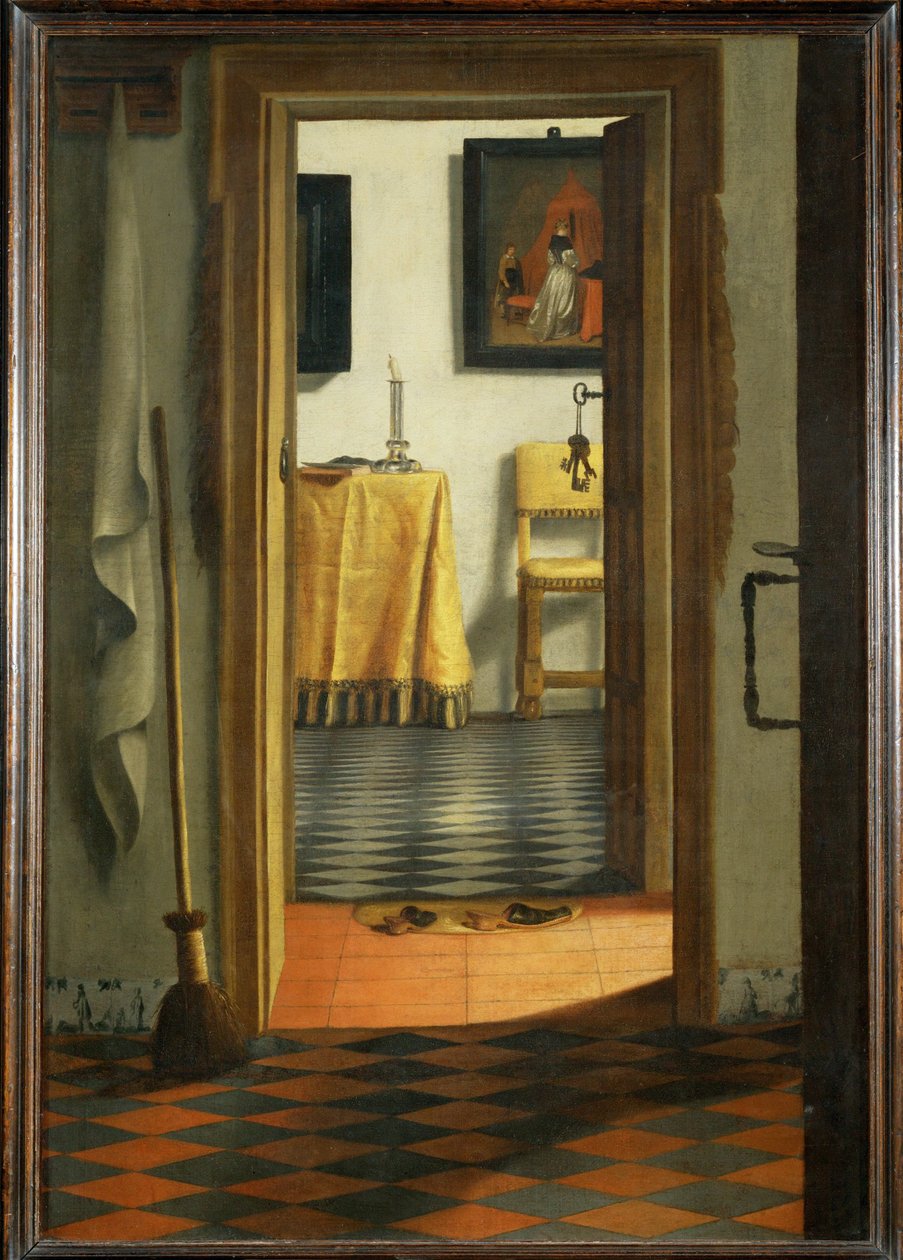 Les pantoufles - Kapcie ... autorstwa Samuel van Hoogstraten