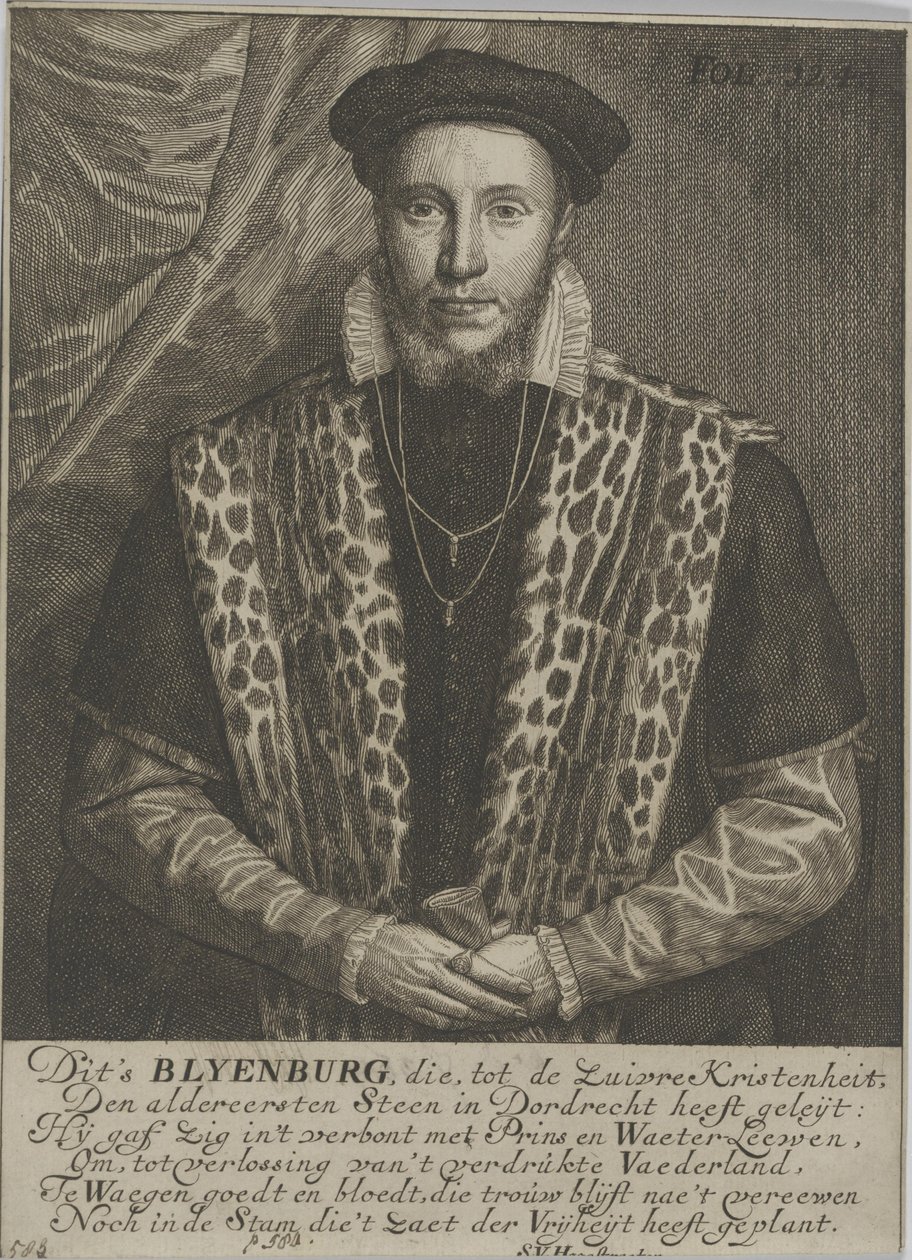 Portret Adriaana van Blyenburga, lorda Schobbelandu autorstwa Samuel van Hoogstraten