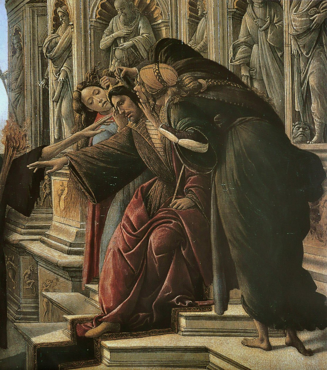 Oszczerstwo Apellesa autorstwa Sandro Botticelli