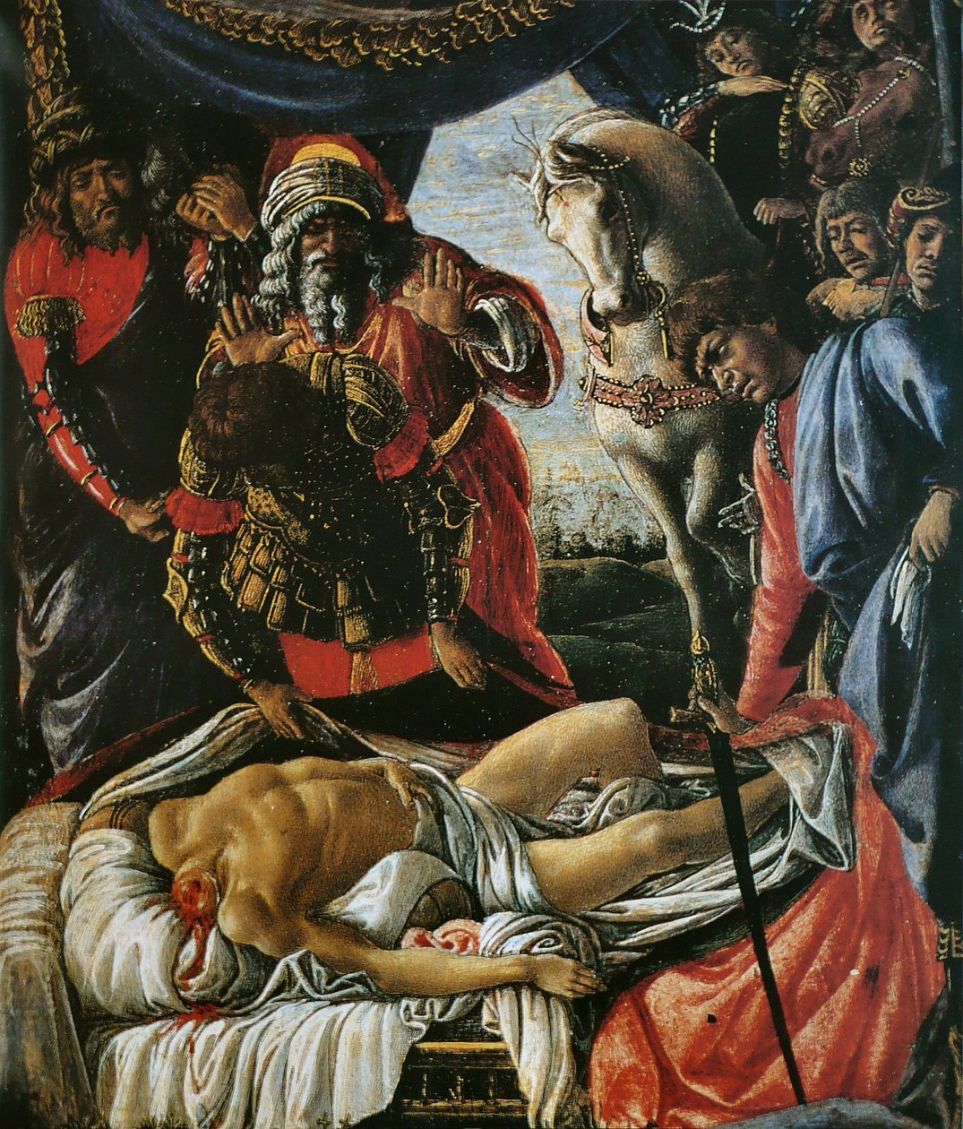 Odkrycie zwłok Holofernesa autorstwa Sandro Botticelli