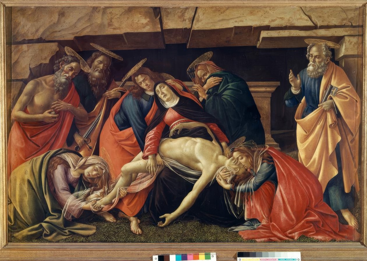 Opłakiwanie Chrystusa autorstwa Sandro Botticelli
