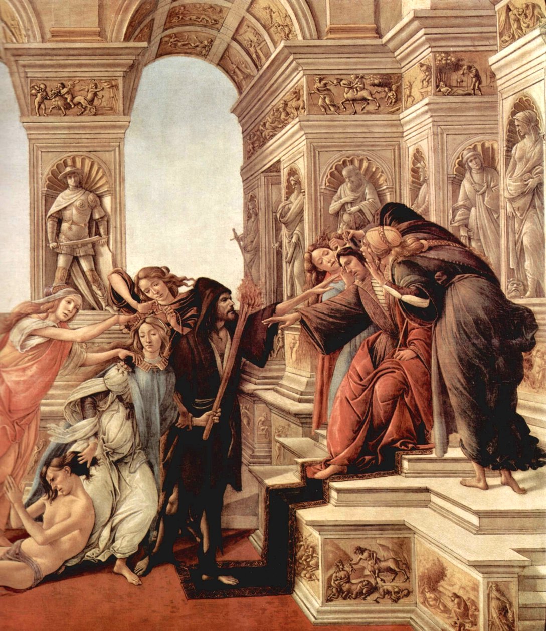 Oszczerstwo autorstwa Sandro Botticelli