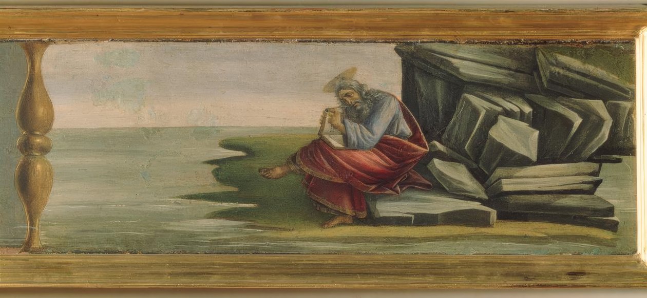 Jan na Patmos autorstwa Sandro Botticelli