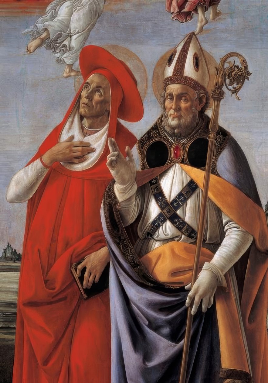 Koronacja Maryi z czterema świętymi autorstwa Sandro Botticelli
