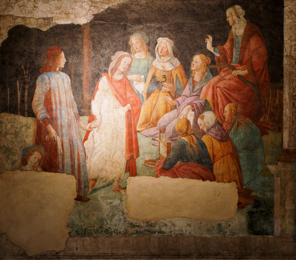 Młody człowiek i sztuka autorstwa Sandro Botticelli