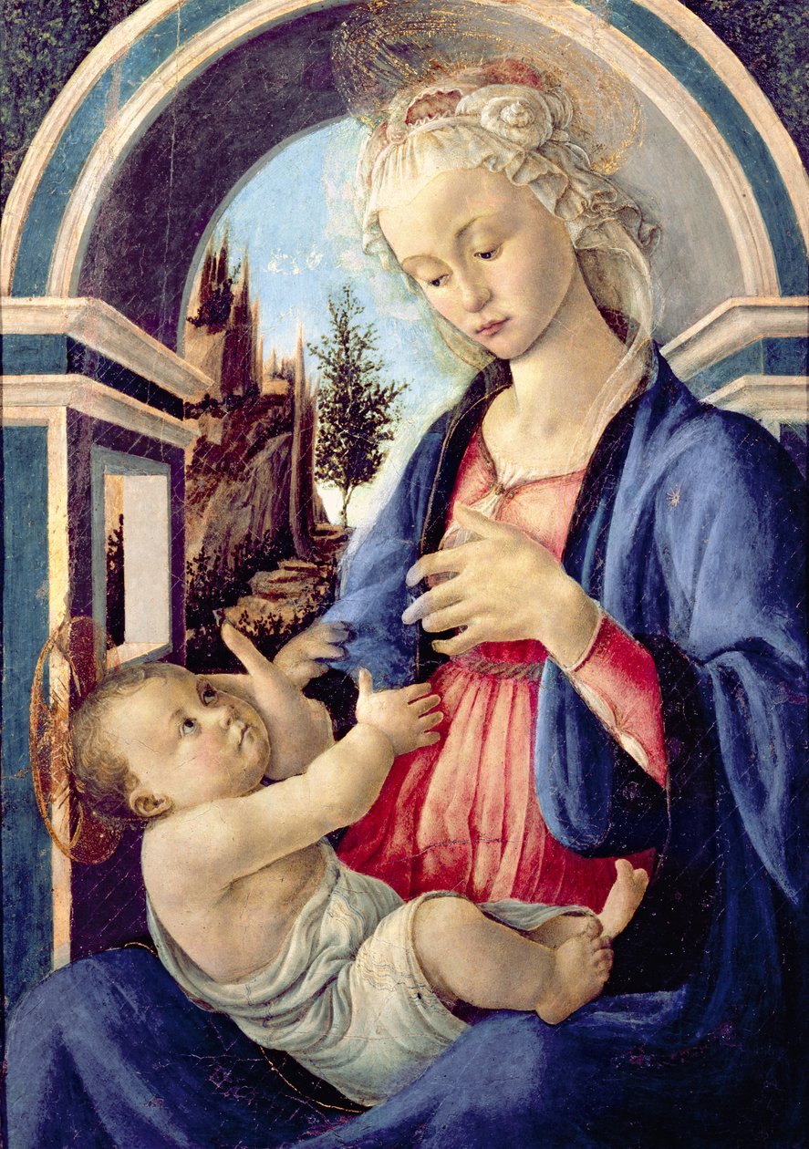 Madonna z Dzieciątkiem (panel) autorstwa Sandro Botticelli