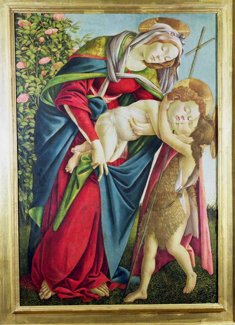 Madonna z Dzieciątkiem ze św. Janem Chrzcicielem autorstwa Sandro Botticelli