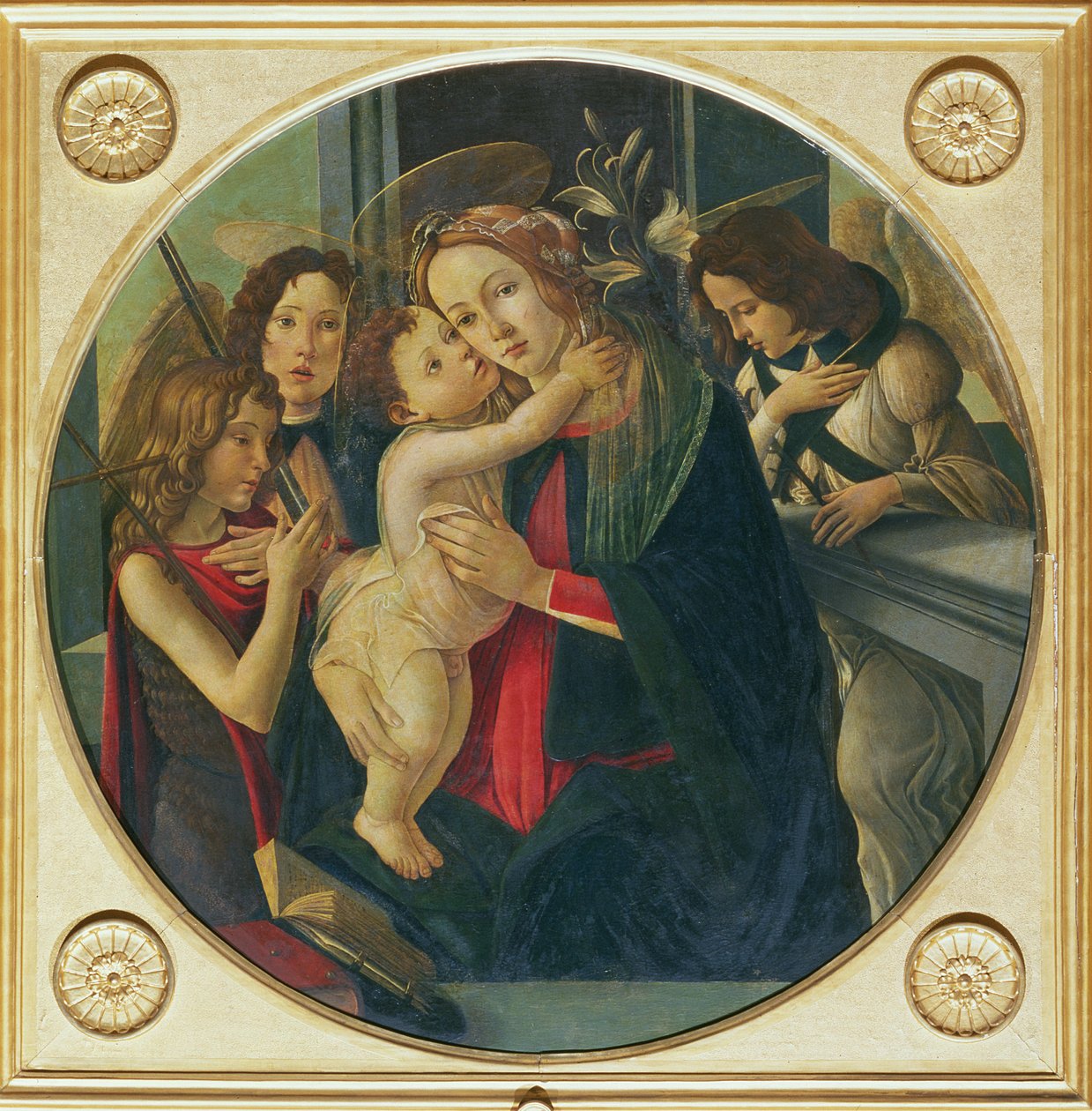 Madonna z Dzieciątkiem i św. Janem Chrzcicielem autorstwa Sandro Botticelli