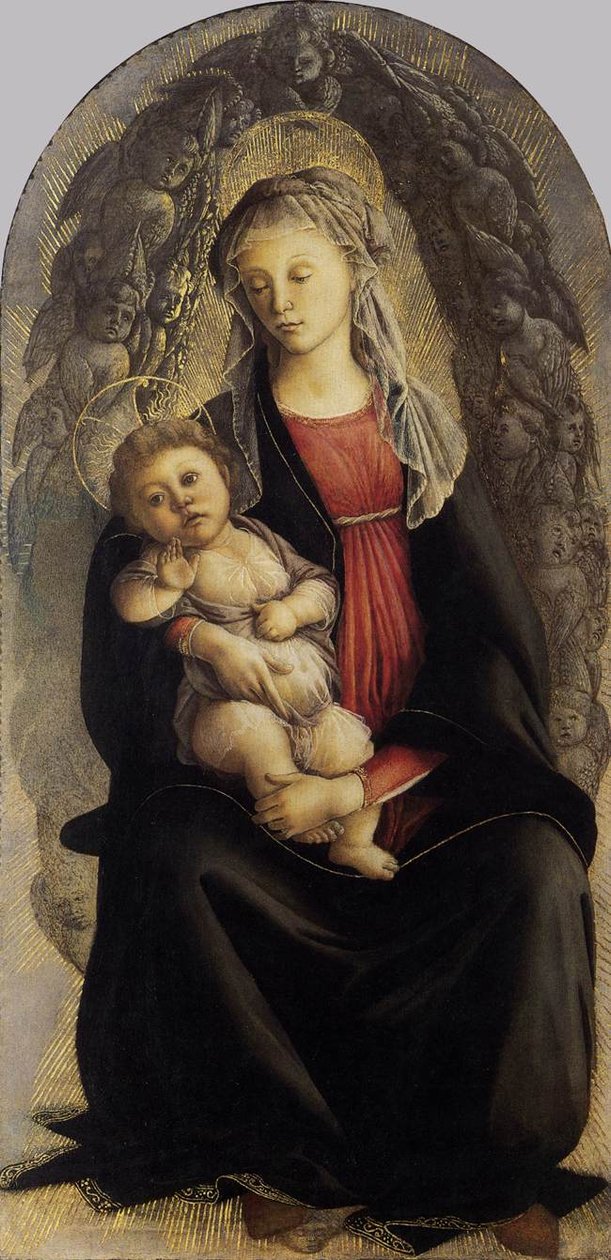 Madonna w chwale z Serafinami autorstwa Sandro Botticelli
