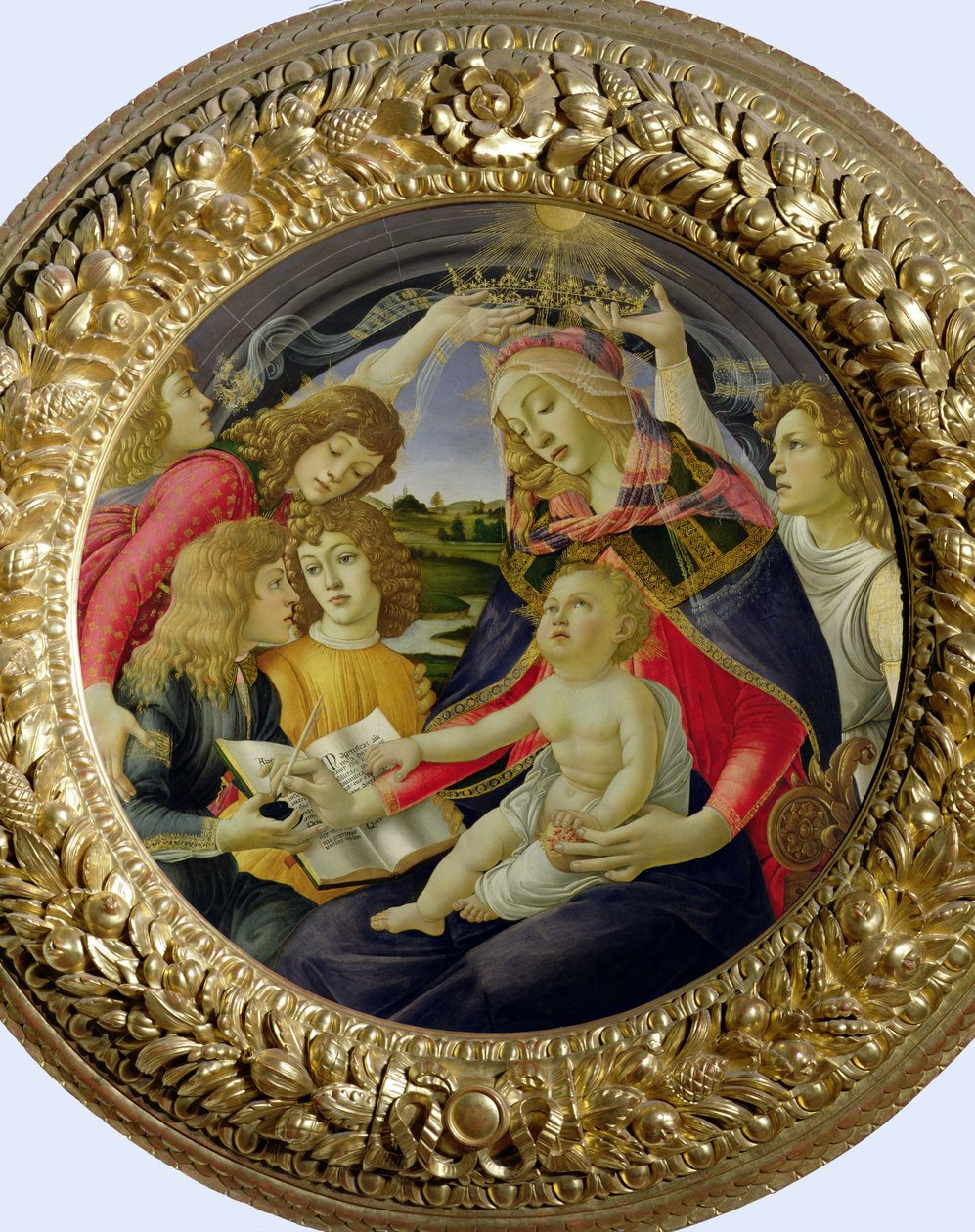 Madonna Magnificat, 1482 (tempera na desce) autorstwa Sandro Botticelli
