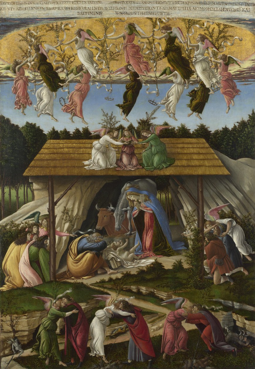 Mistyczna szopka autorstwa Sandro Botticelli