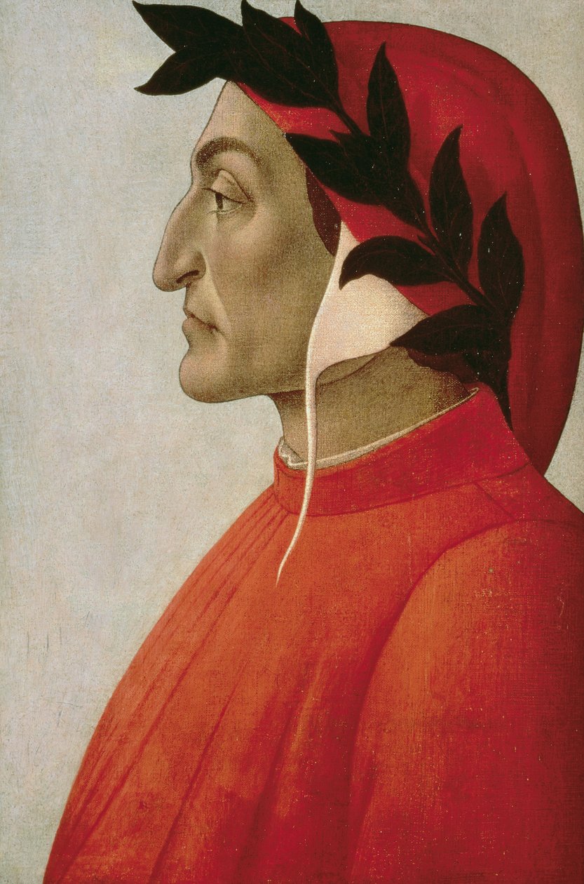 Portret Dantego autorstwa Sandro Botticelli
