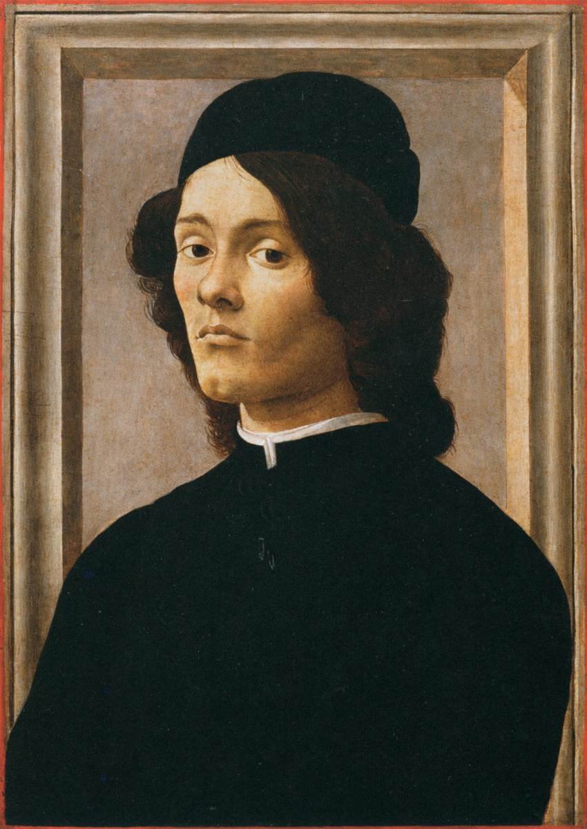 Portret młodzieńca autorstwa Sandro Botticelli