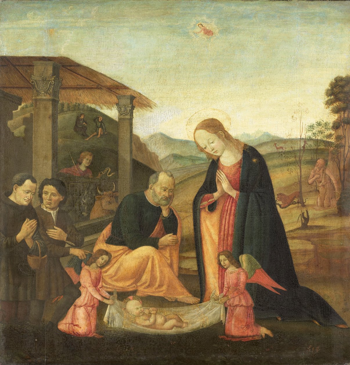Adoracja Dziecka autorstwa Sandro Botticelli