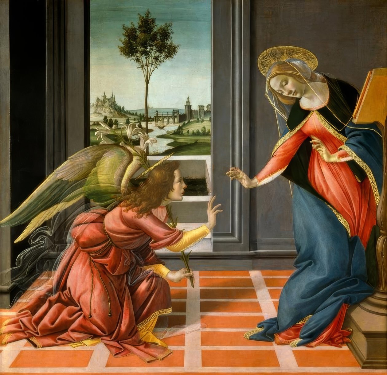 Zwiastowanie Maryi autorstwa Sandro Botticelli