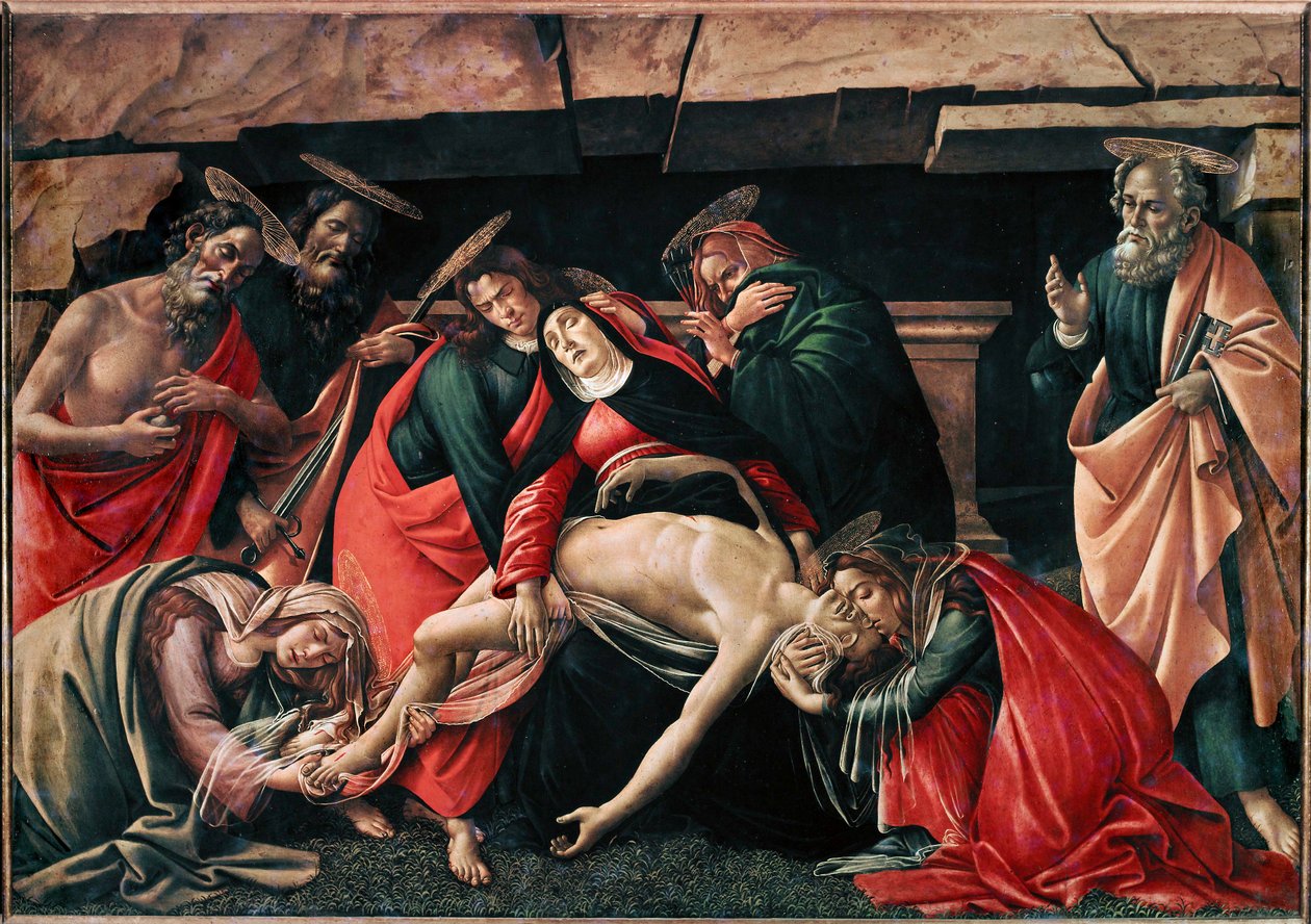 Deploracja. Topola ... autorstwa Sandro (1444/5-1510) Botticelli