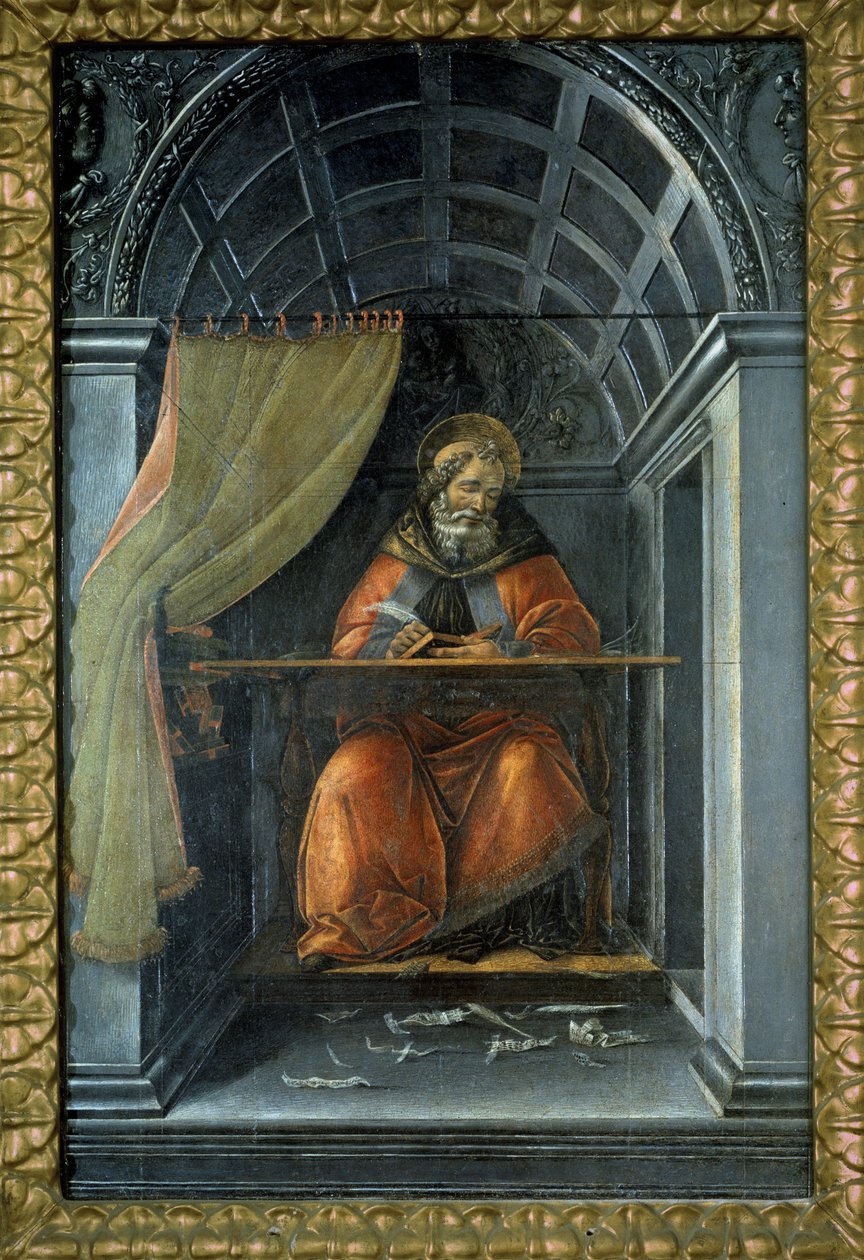 Święty Augustyn w swojej celi autorstwa Sandro (1444/5 1510) Botticelli