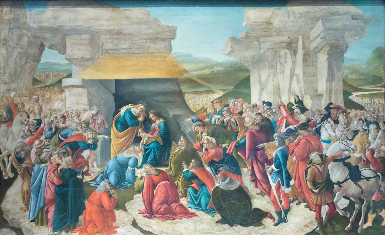 Pokłon Mędrców autorstwa Sandro Botticelli