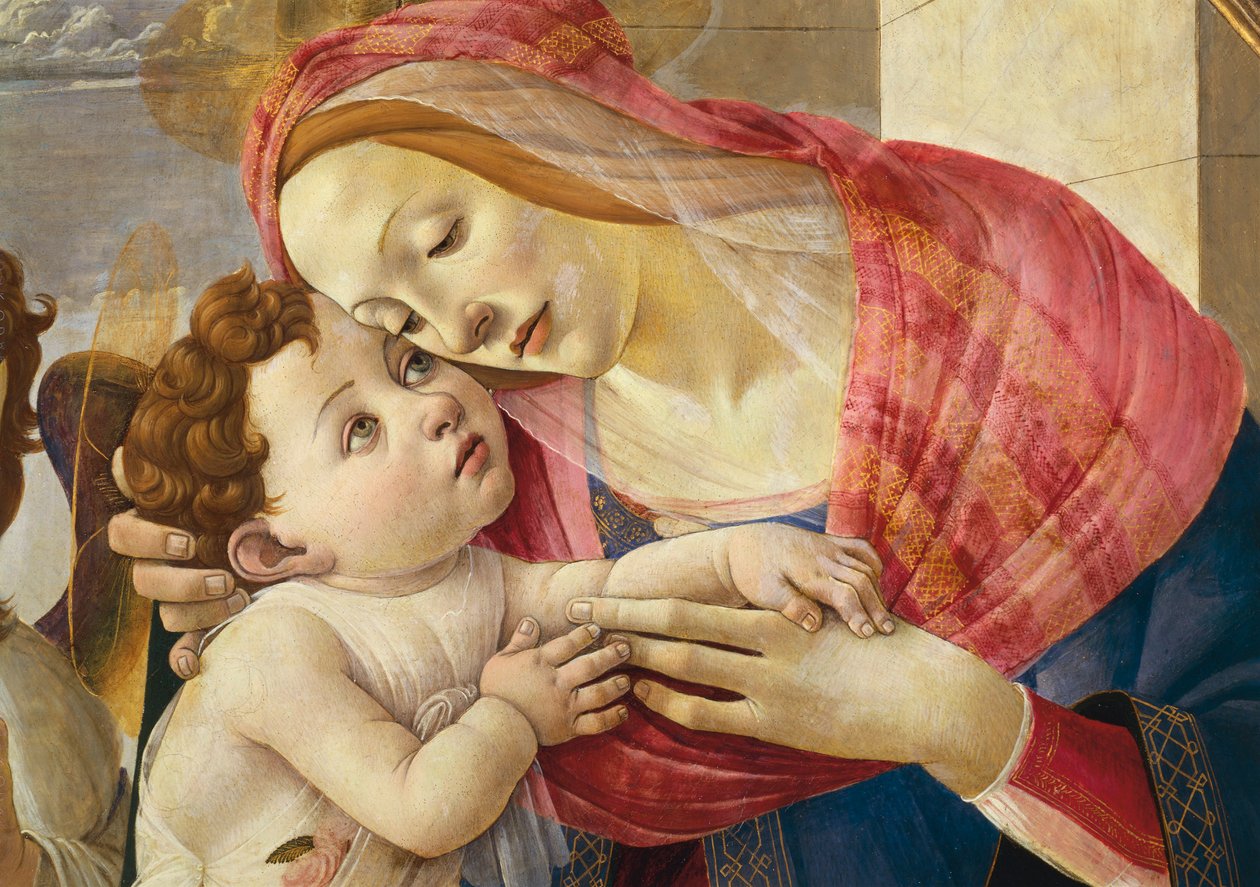 Austria, Wiedeń, Dziewica z Dzieciątkiem, detal autorstwa Sandro Botticelli