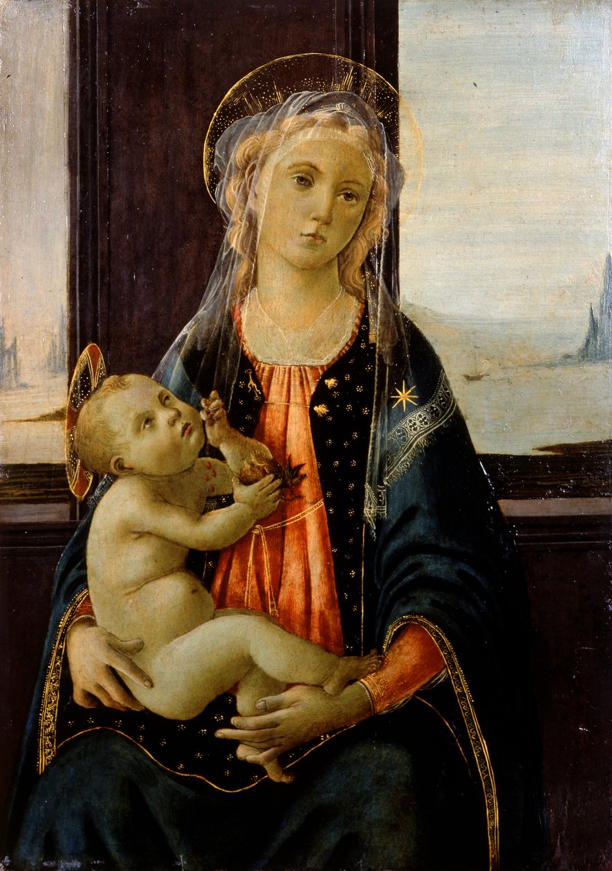Madonna Morza 1476 (obraz) autorstwa Sandro Botticelli