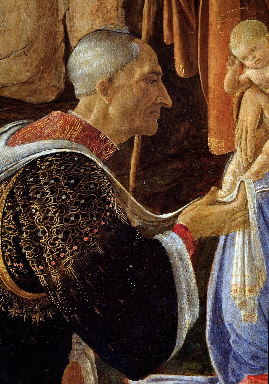 Adoracja Trzech Króli, fragment Cosimo de